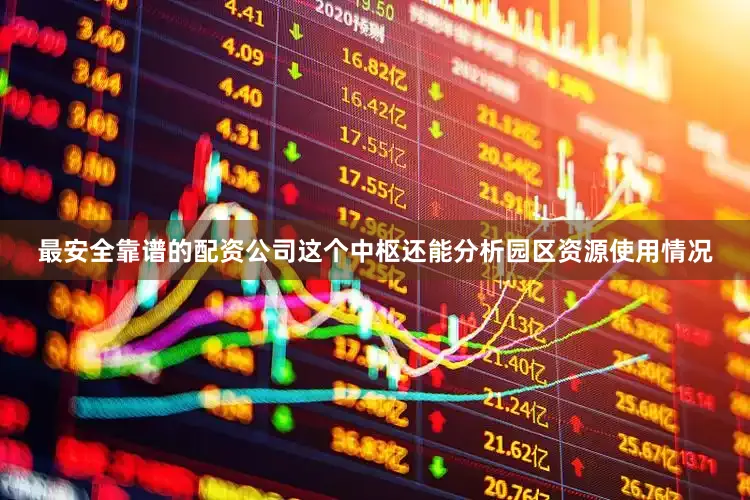 最安全靠谱的配资公司这个中枢还能分析园区资源使用情况